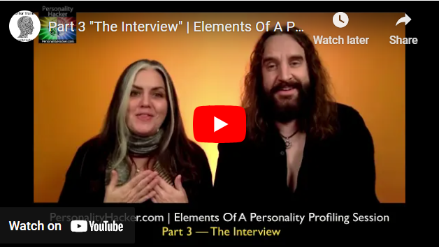 [VIDEO] Elements Of A Personality Profiling Session - Part 3 "The Interview"